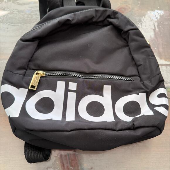Adidas Black Linear Mini Backpack - Picture 3 of 13